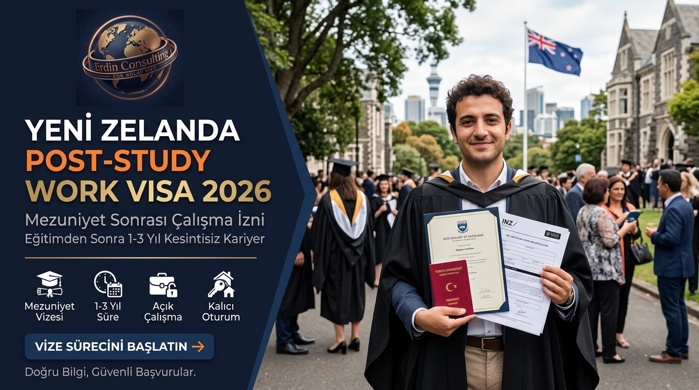 Yeni Zelanda Post-Study Work Visa 2026: Mezuniyet Çalışma İzni